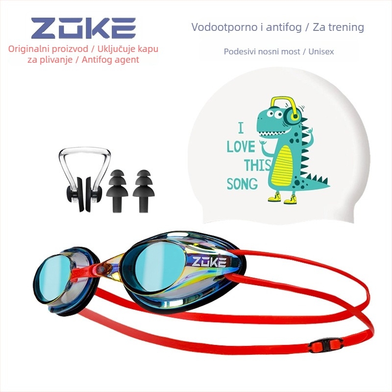 ZOKE antifog plivačke naočale - Unisex, PC leće