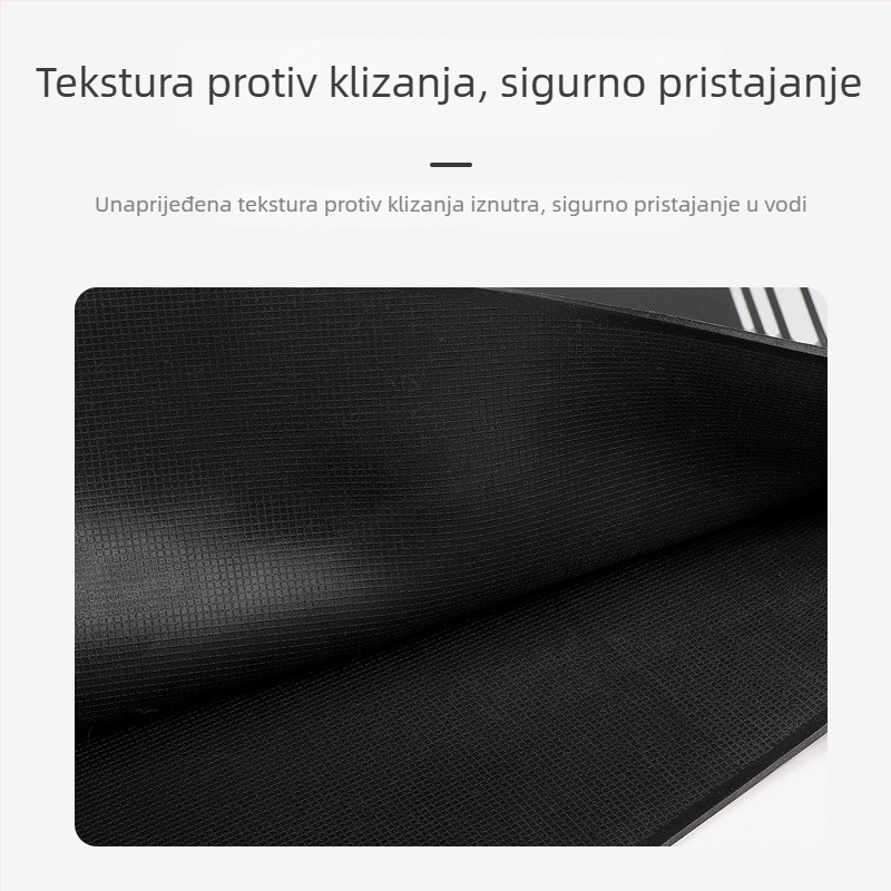 Yingfa silikonska kapa za plivanje s otiskom - vodootporna, protuklizna, za odrasle