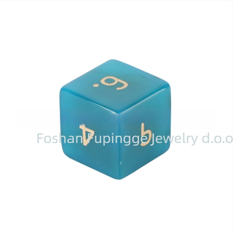 Kockice za društvene igre – prirodni kristalni dragulji, dvadesetostrane, kut pravog ugla, wowu