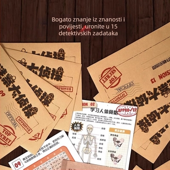 Detective Duck: Misterija – Družabna igra s papirnatim karticama za roditelje i djecu, razvoj logike i razmišljanja