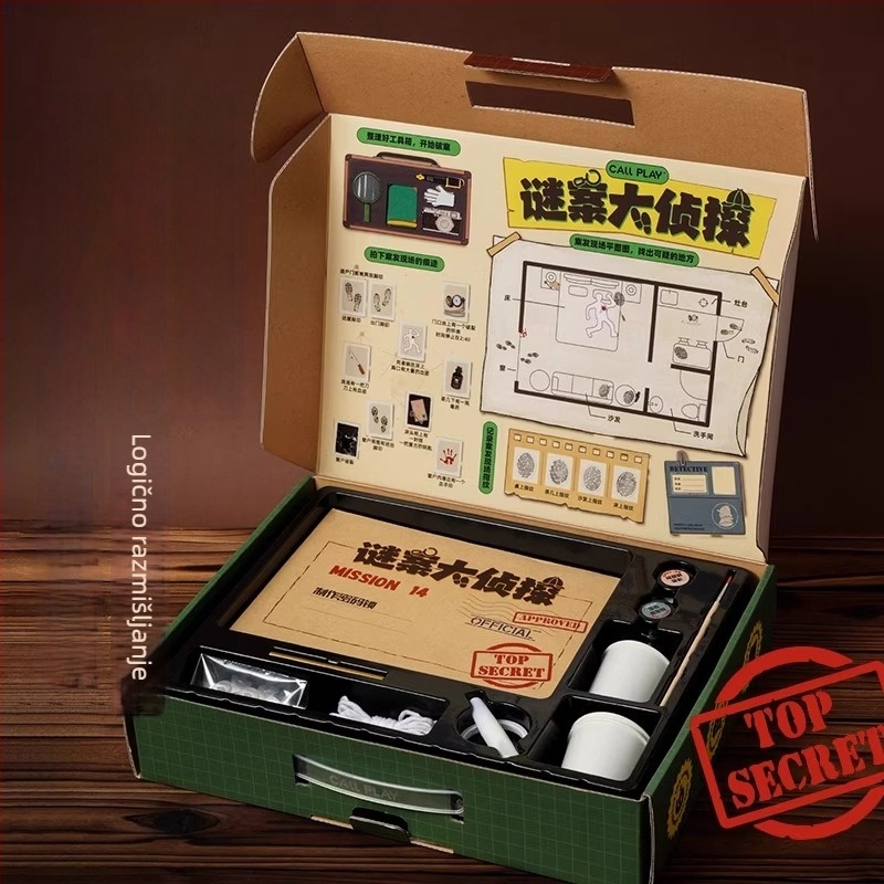 Detective Duck: Misterija – Družabna igra s papirnatim karticama za roditelje i djecu, razvoj logike i razmišljanja