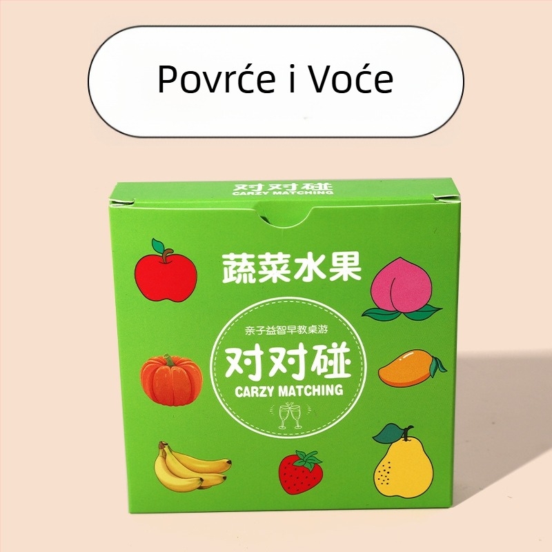 Karte za stolnu igru za obiteljska druženja, interaktivna vježba izražavanja za djecu 4–14 godina, papirnate karte, potiču vizualni razvoj, intelektualni razvoj i koordinaciju ruka-oka.