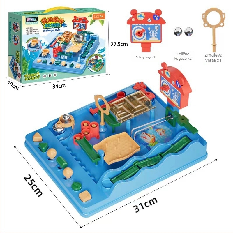 Dječja društvena igra – plastični materijal, intelektualni razvoj, koordinacija ruke i oka, interaktivna igra, za uzrast 4–35