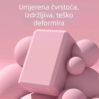 Friendly joga blok od pjene visoke gustoće, za ženski fitness i plesnu praksu