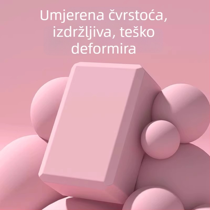 Friendly joga blok od pjene visoke gustoće, za ženski fitness i plesnu praksu
