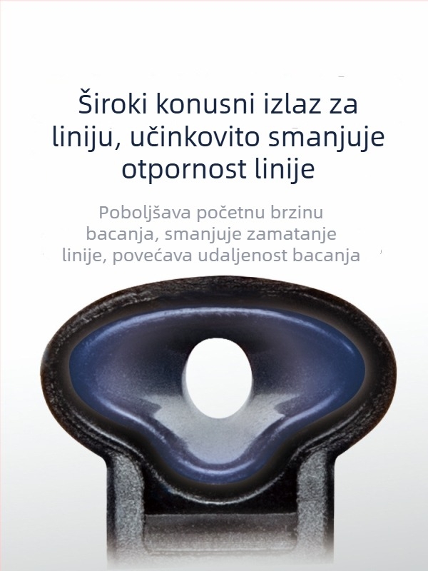 Water Drop kolut za ribolov — ultra lagan, univerzalni, dugačak domet bacanja