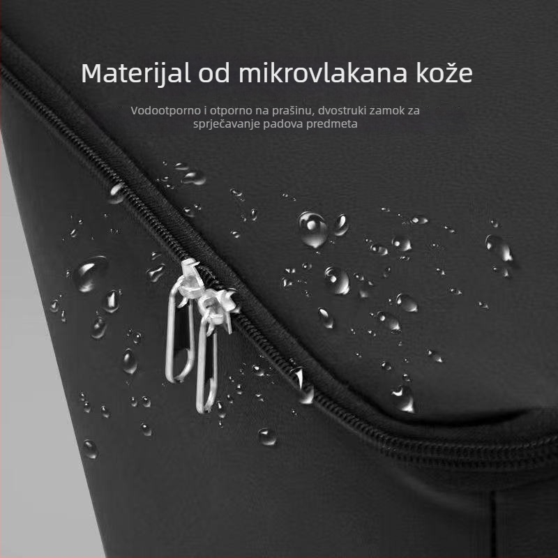 Liner za košaru bicikla – vodootporan, umjetna koža, unutarnje skladište za prednje i stražnje košare