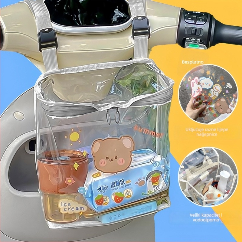 Bangling Gb-1 PVC prednja torba za skladištenje za električno vozilo, velik kapacitet