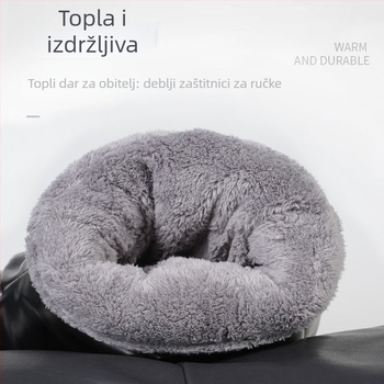 Kožne zimske rukavice za motocikle i trokolno električno vozilo s vjetrozaštitom na upravljaču, Wave Sound, odrasli, unisex