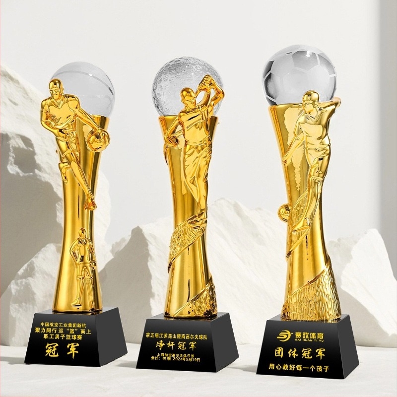 Sportski trofej – smola, prilagodljiv logo, brend Shadow Crystal Fantasy Dust, idealno za nagrade, poslovne poklone i dekoraciju