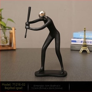 Master Gu figura od smole – minimalistički moderni kućni dekor za dnevni boravak i studijsku sobu