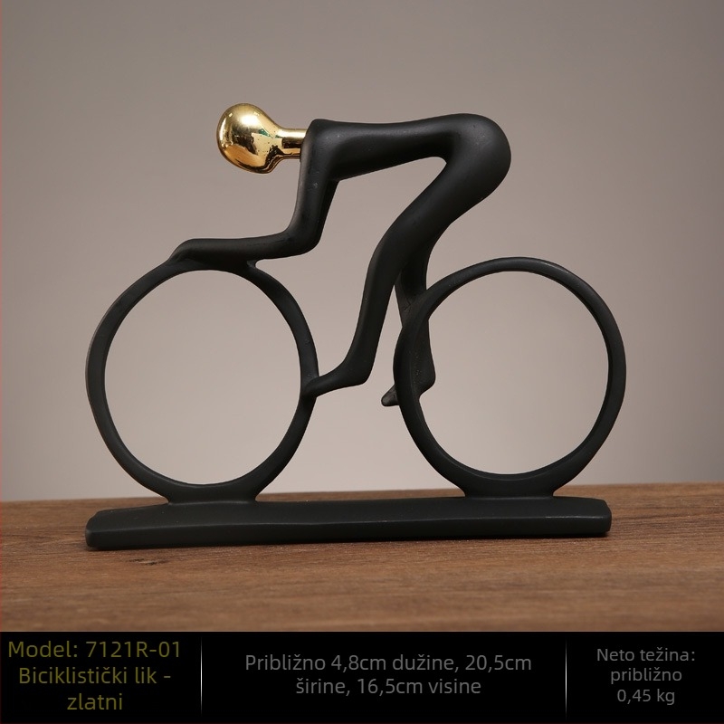 Master Gu figura od smole – minimalistički moderni kućni dekor za dnevni boravak i studijsku sobu