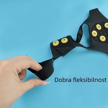 Protuklizne navlake za cipele s 10 oštrica - TPE, 100 komada u kutiji, porijeklo Dongguan