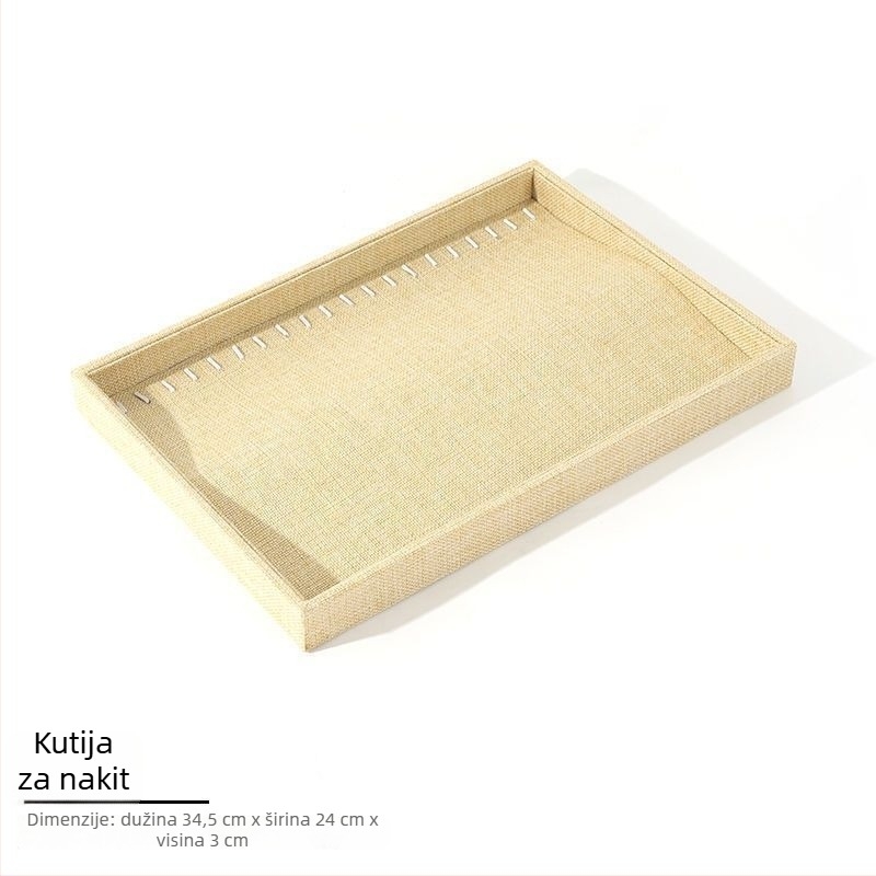 Držač za izlaganje prstena i nakita — ABS, baršunasta unutrašnjost, jednovrstna konstrukcija, vrhunski dizajn, šavovi spajanja