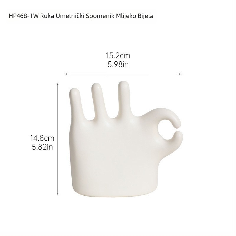 Yingyao keramički nordijskog stila držač za prstenje i prikaz nakita