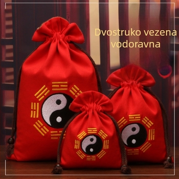 Torba za nakit, platno, mekana, model SND101, prilagodljiva