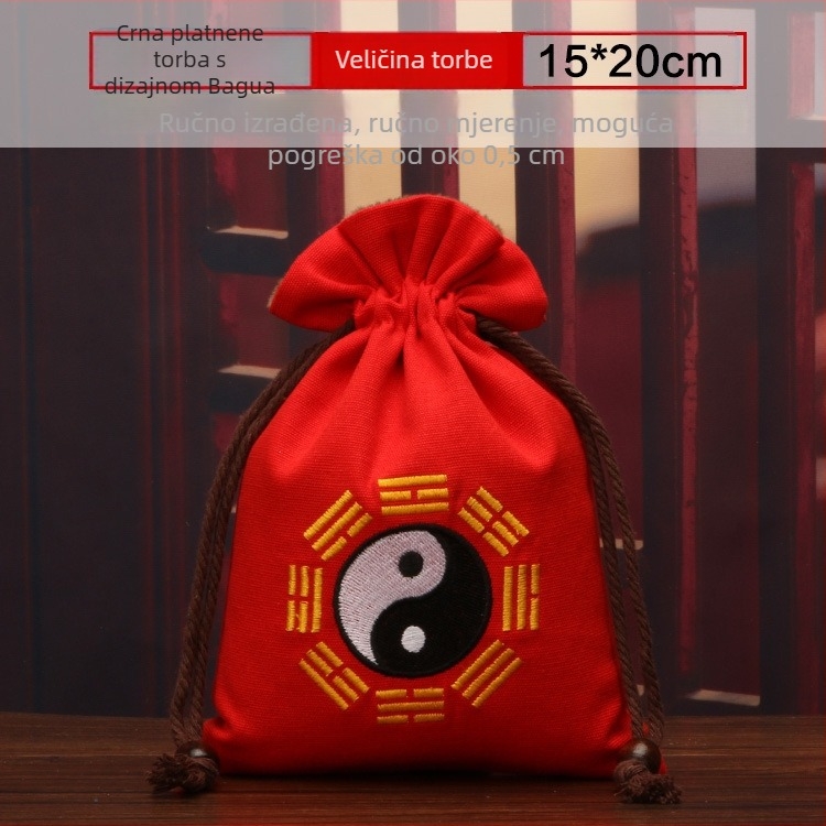 Torba za nakit, platno, mekana, model SND101, prilagodljiva