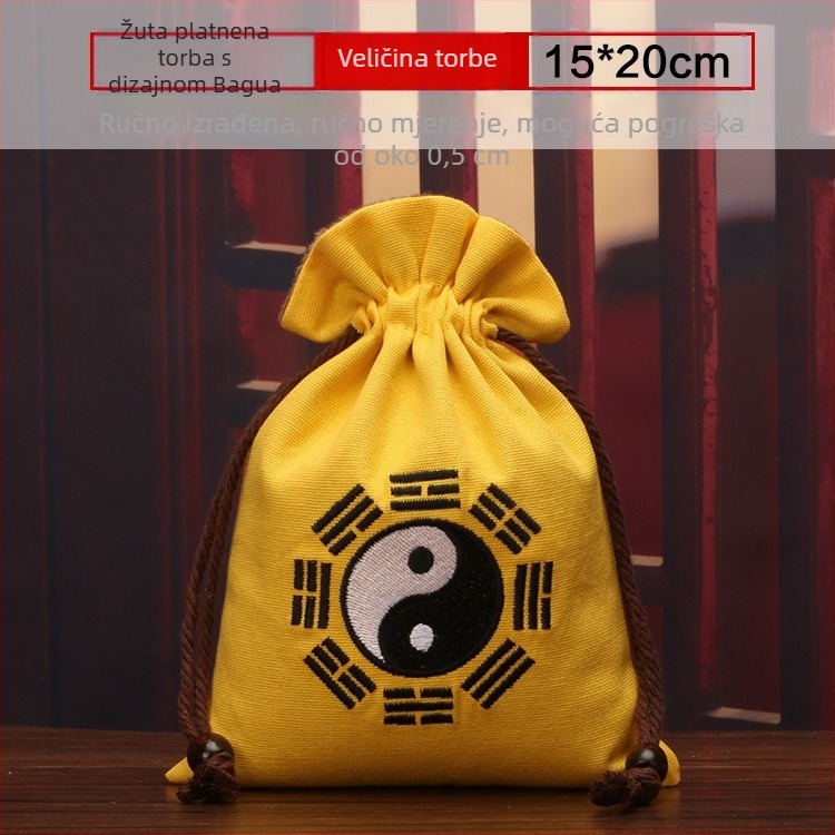 Torba za nakit, platno, mekana, model SND101, prilagodljiva