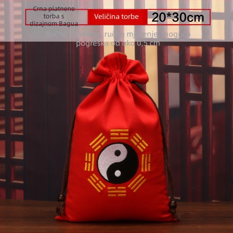 Torba za nakit, platno, mekana, model SND101, prilagodljiva