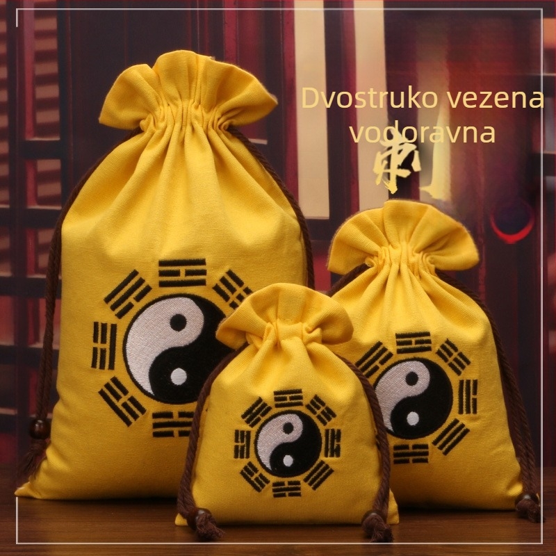 Torba za nakit, platno, mekana, model SND101, prilagodljiva