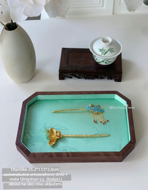 Drvena ploča za izlaganje nakita, jednodjelni model, masivno drvo, antikni stil, spojna konstrukcija, ljeto 2024 izlazak