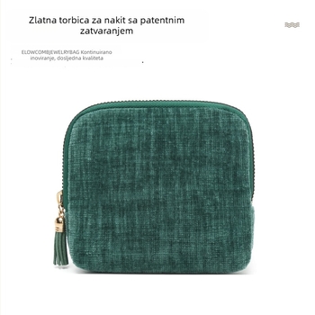 Torba za nakit, flanel materijal, oblik clutch, model Hd-367, brend Xinyi
