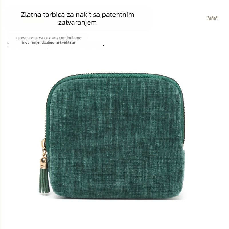 Torba za nakit, flanel materijal, oblik clutch, model Hd-367, brend Xinyi