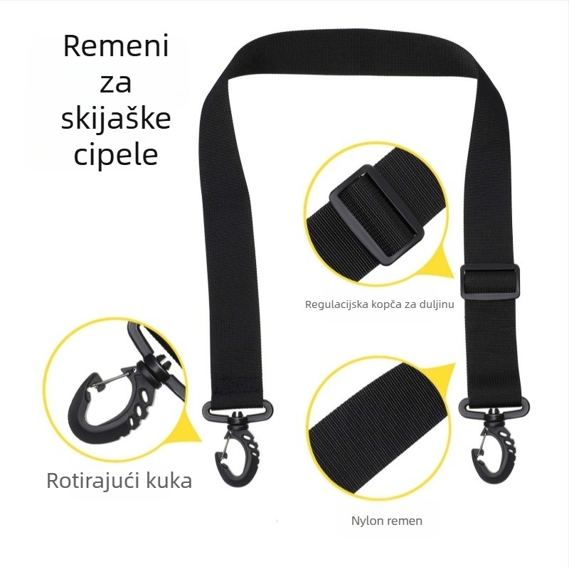 Velcro remen za obuće — najlon i smjesa najlona i poliestera, marka Xin Yongxing, pogodno za skijaške cipele i klizaljke