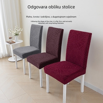 Navlaka za stolice – poliester, vodootporna, protivklizna, otporna na prašinu, pravokutnog oblika, moderan minimalistički stil