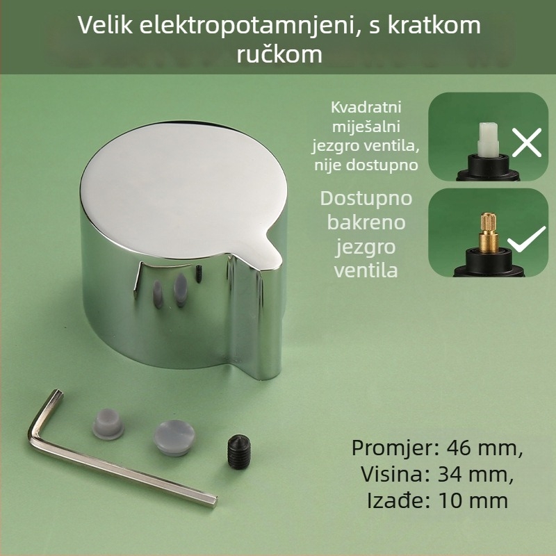 Ventilno jezgro kišnog izlaza za kuhinjski sudoper – 304 nehrđajući čelik, keramičko jezgro ventila, model A-00002, Mingjin, CE potvrda