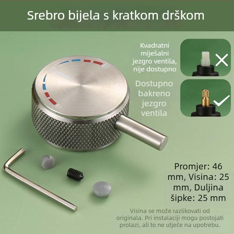 Ventilno jezgro kišnog izlaza za kuhinjski sudoper – 304 nehrđajući čelik, keramičko jezgro ventila, model A-00002, Mingjin, CE potvrda