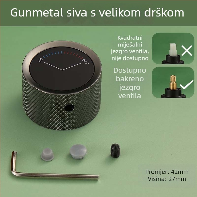 Ventilno jezgro kišnog izlaza za kuhinjski sudoper – 304 nehrđajući čelik, keramičko jezgro ventila, model A-00002, Mingjin, CE potvrda