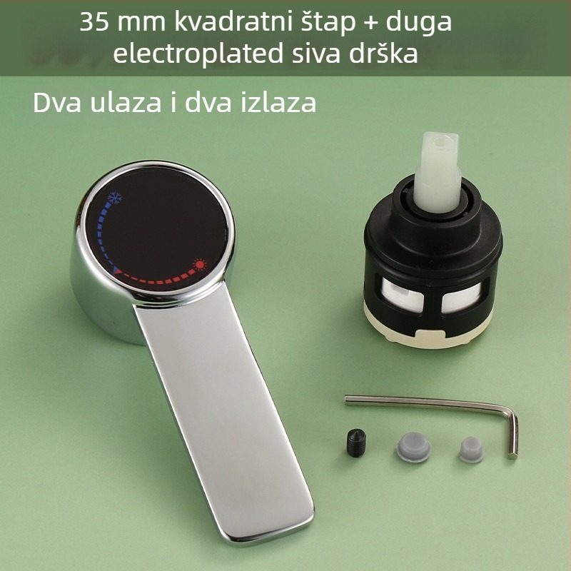 Ventilno jezgro kišnog izlaza za kuhinjski sudoper – 304 nehrđajući čelik, keramičko jezgro ventila, model A-00002, Mingjin, CE potvrda