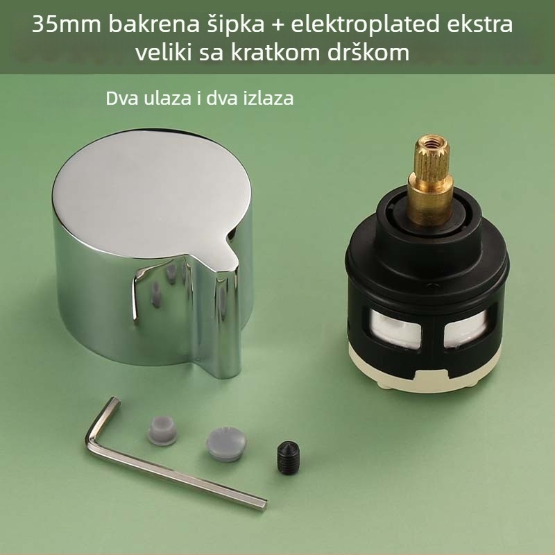 Ventilno jezgro kišnog izlaza za kuhinjski sudoper – 304 nehrđajući čelik, keramičko jezgro ventila, model A-00002, Mingjin, CE potvrda
