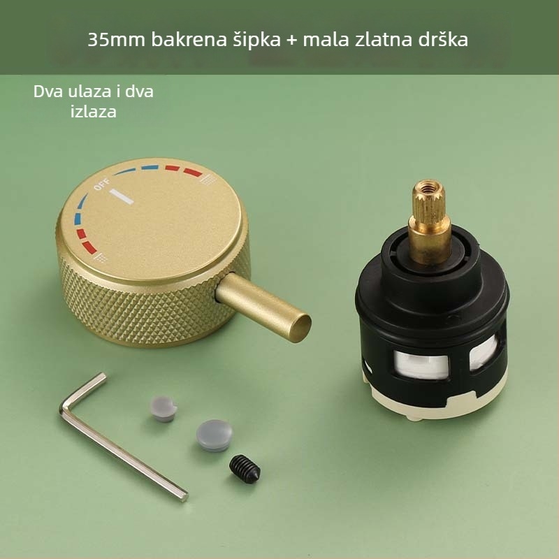 Ventilno jezgro kišnog izlaza za kuhinjski sudoper – 304 nehrđajući čelik, keramičko jezgro ventila, model A-00002, Mingjin, CE potvrda