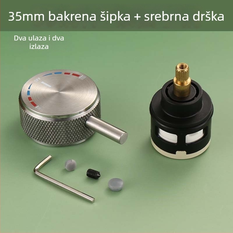 Ventilno jezgro kišnog izlaza za kuhinjski sudoper – 304 nehrđajući čelik, keramičko jezgro ventila, model A-00002, Mingjin, CE potvrda