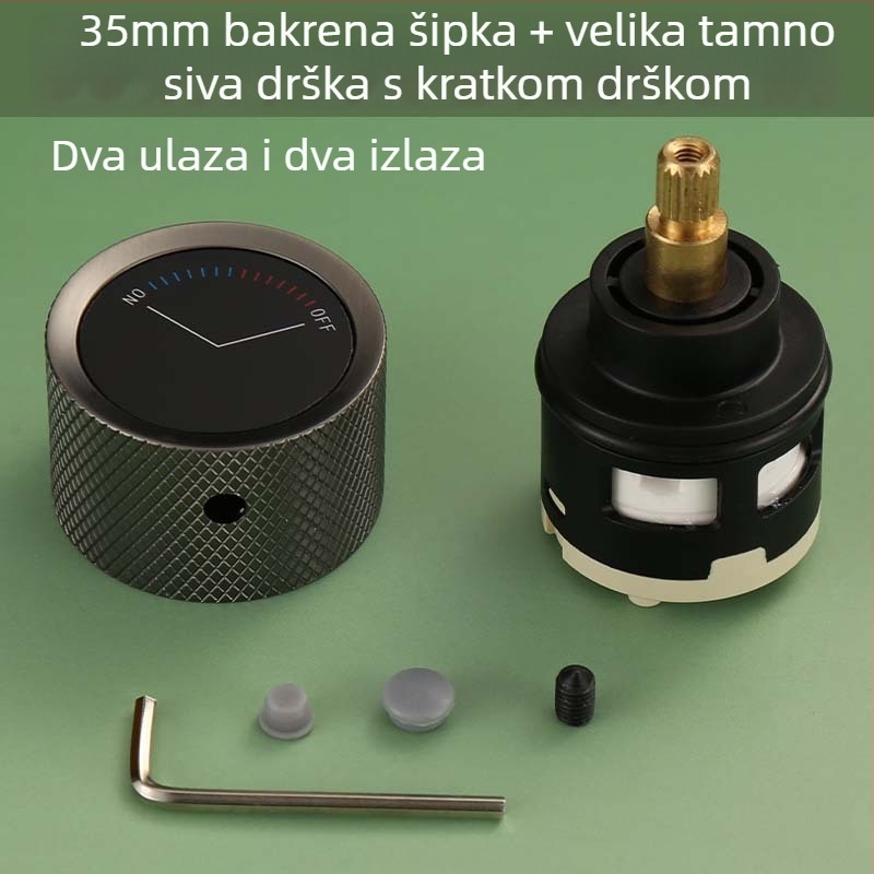 Ventilno jezgro kišnog izlaza za kuhinjski sudoper – 304 nehrđajući čelik, keramičko jezgro ventila, model A-00002, Mingjin, CE potvrda