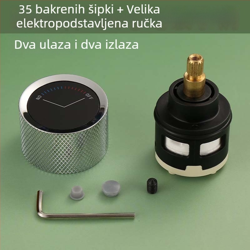 Ventilno jezgro kišnog izlaza za kuhinjski sudoper – 304 nehrđajući čelik, keramičko jezgro ventila, model A-00002, Mingjin, CE potvrda