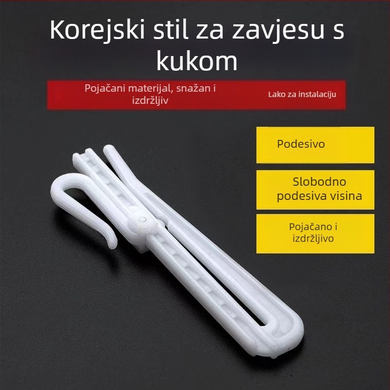 Kuka za zavjese — univerzalnog stila, marka Friendly, materijal: drugi, kategorija: kuka za zavjese, nije prilagodljivo