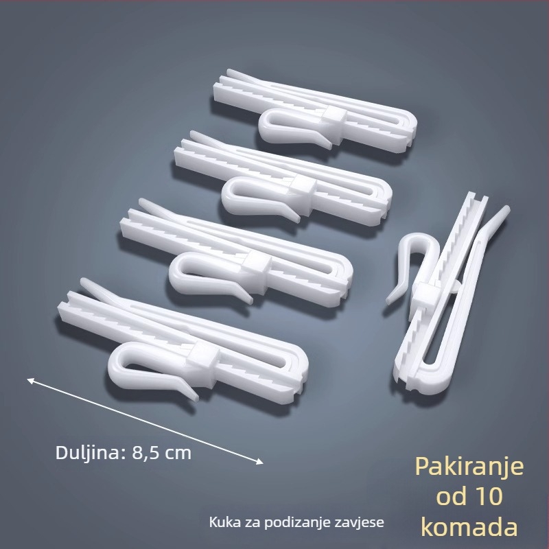 Kuka za zavjese — univerzalnog stila, marka Friendly, materijal: drugi, kategorija: kuka za zavjese, nije prilagodljivo