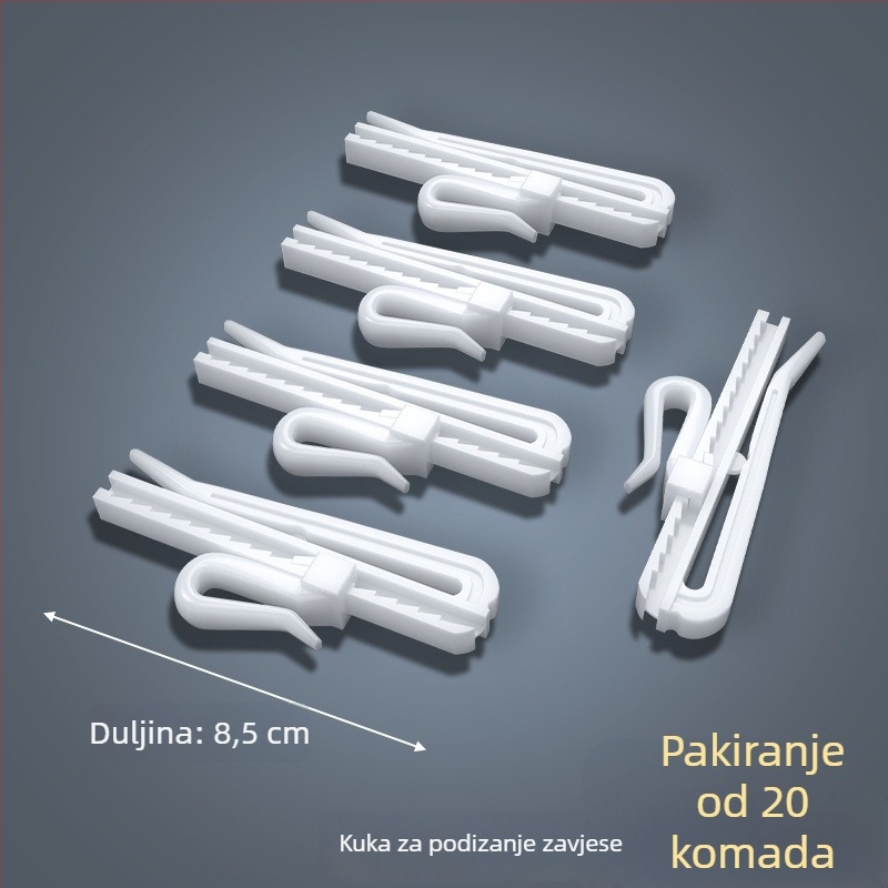 Kuka za zavjese — univerzalnog stila, marka Friendly, materijal: drugi, kategorija: kuka za zavjese, nije prilagodljivo