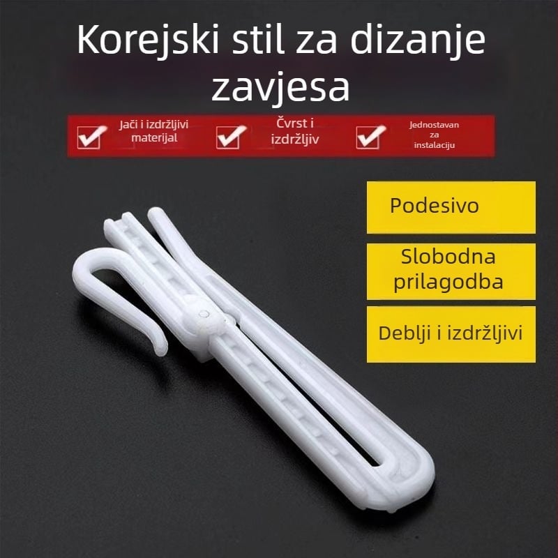 Kuka za zavjese — univerzalnog stila, marka Friendly, materijal: drugi, kategorija: kuka za zavjese, nije prilagodljivo