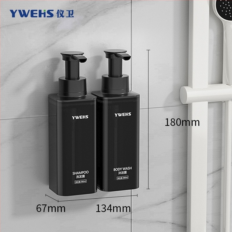 Zidni dozator sapuna za hotelsku kupaonicu – pumpa za pjenu, ABS, 600 g, injekcijsko oblikovanje, lagani luksuz stil