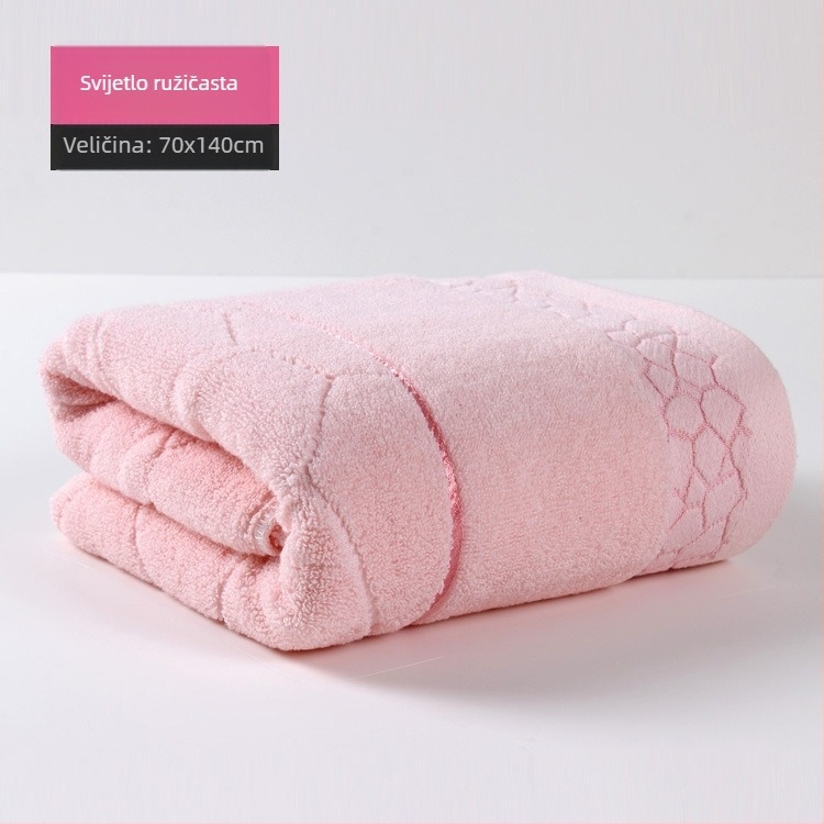 Pamukani kupaonski ručnik, debeli Jacquard, 400–500 g, 32s pređa, mogućnost prilagodbe, izvezeni logotip