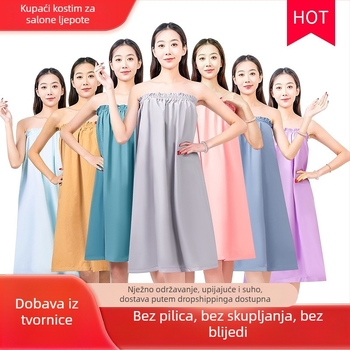 Yangyang kupaći ogrtač za žene, tkanina pamuk-mješavina, materijal pamuk