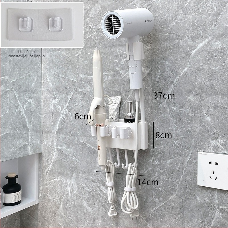 Trokutasti kutni zidni polic, plastični, 1 razina, minimalistički stil, organizator kozmetike za kupaonicu