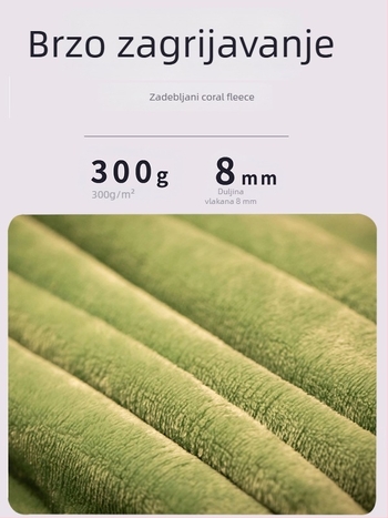 Mala uredska deka za odmor, koralni fleece deka za pokrivanje nogu, lagana ljetna kauč deka, veličina 180x200-220 cm, bijela, za studente