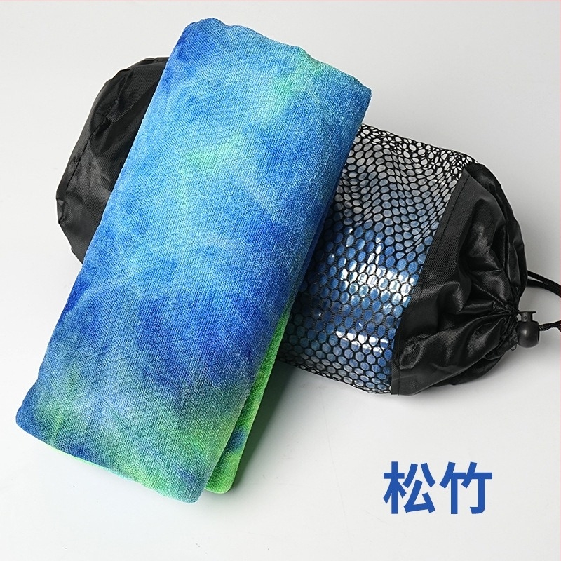 Tie-dye protuklizna mikrovlaknena joga krpa, 470 g