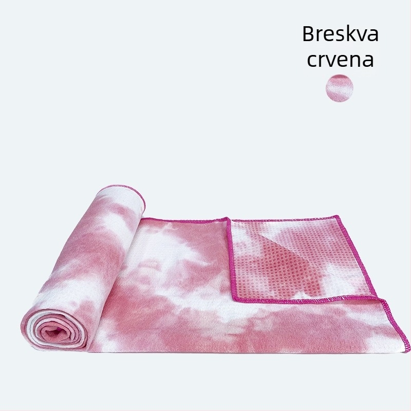 Tie-dye protuklizna mikrovlaknena joga krpa, 470 g