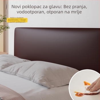 Navlaka za uzglavlje kreveta – poliester, moderan minimalistički stil, zaštita od prašine/navlaka za kauč/klimu, bez obrade